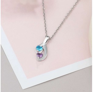 Personalized Birthstone Necklace JEWJONE101989